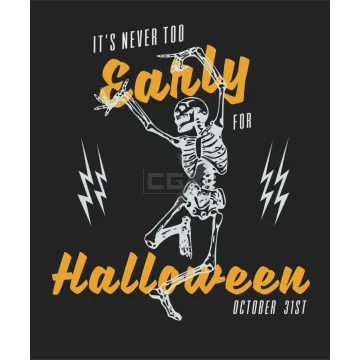 It's never too early for - Halloween - October 31st